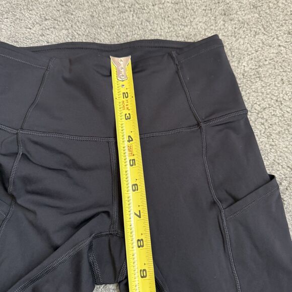 Lululemon Women Fast  Free HR Tight 25” Nulux LW5BXQS Black Size 2 - Picture 7 of 8